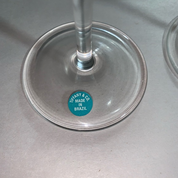 vintage TIFFANY & CO hand blown CHAMPAGNE GLASSES - Picture 2 of 8